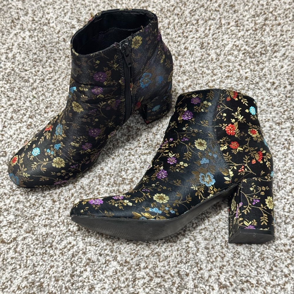 Floral Booties